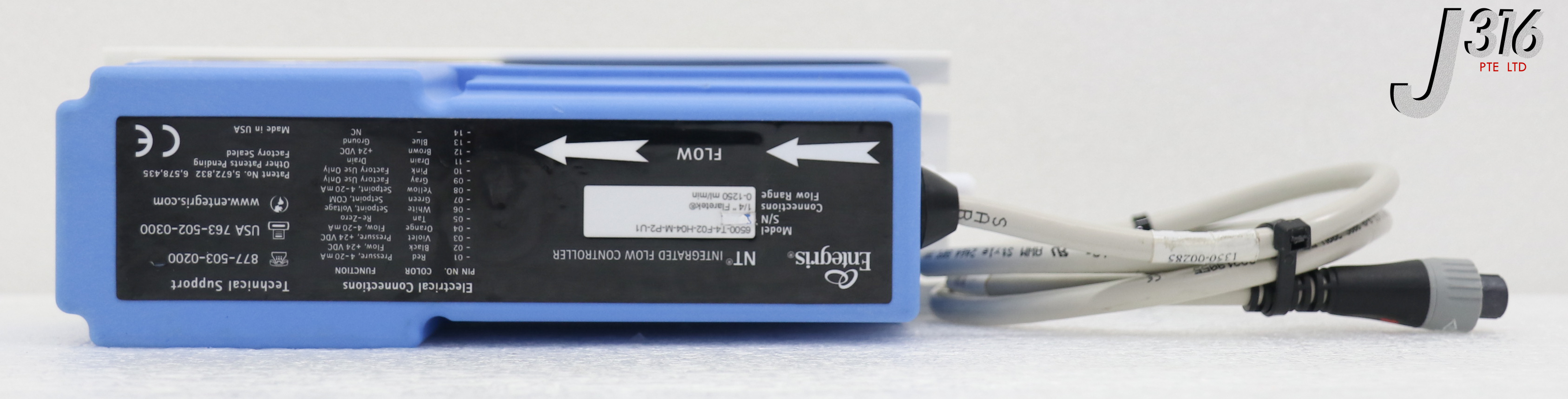 34666 ENTEGRIS NT INTEGRATED FLOW CONTROLLER, MODEL 6500 6500-T4